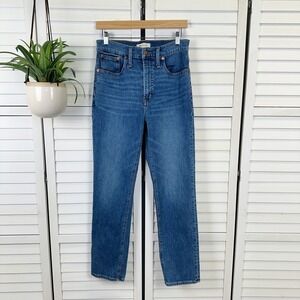 Madewell The Perfect Vintage Jean Size 28 High Rise Denim Pants Medium Wash Blue